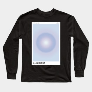 Positive Affirmation Alignment Aesthetic Aura Energy Long Sleeve T-Shirt